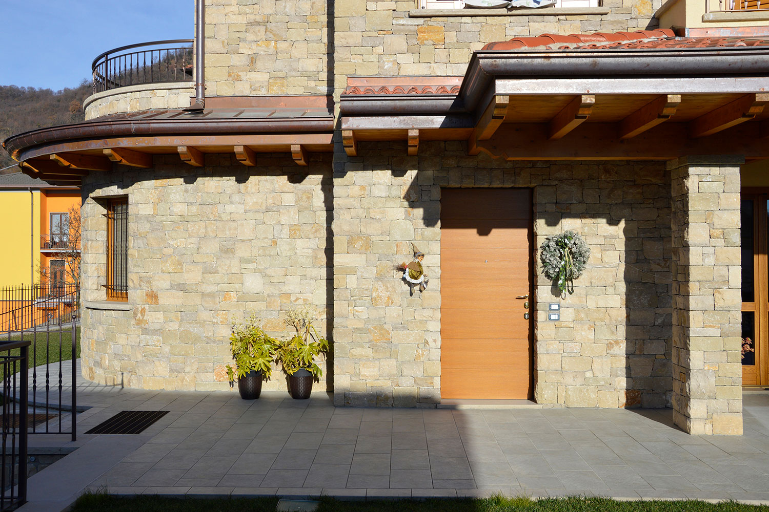villa abitazione massello semisecco pietra credaro